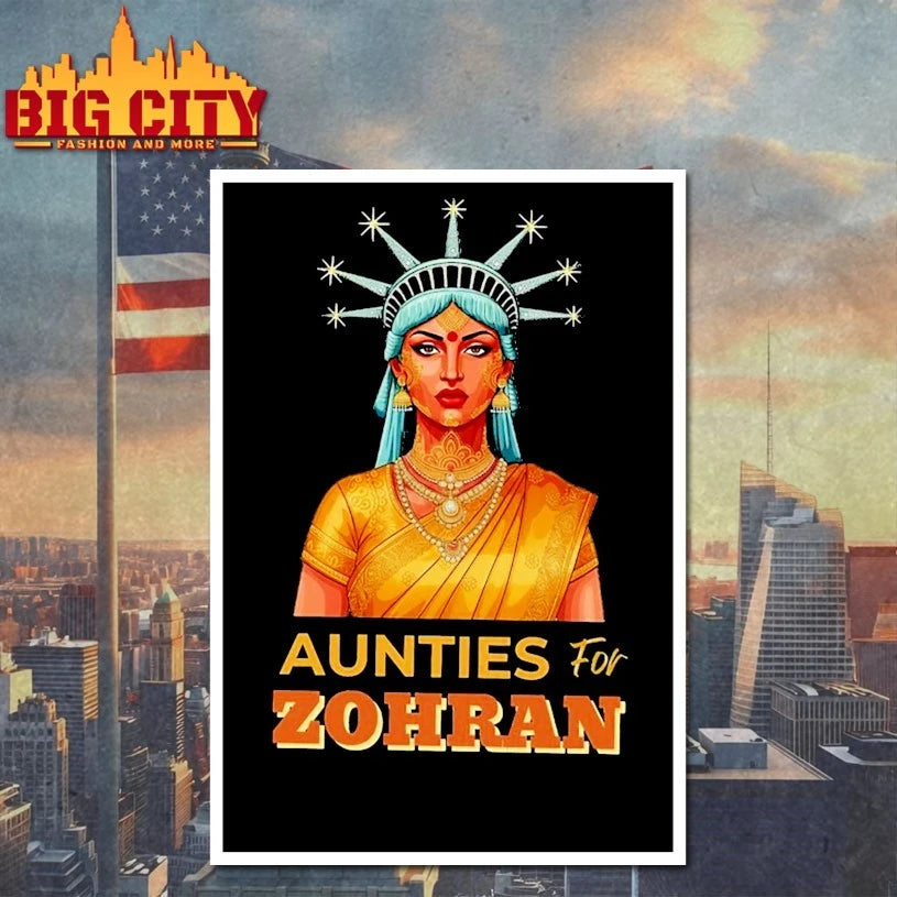 Aunties For Zohran NYC Grassroots Political shirt
