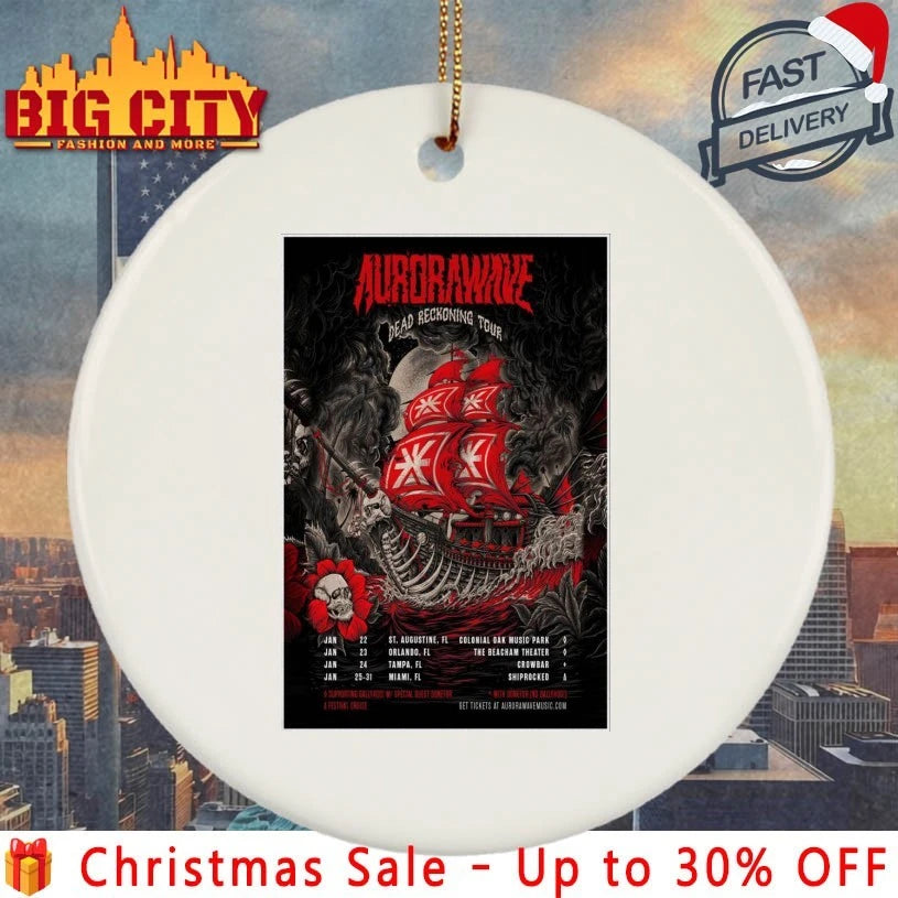Aurorawave Dead Reckoning Tour January 2026 Poster shirt