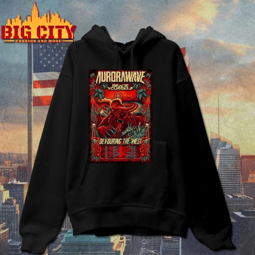 Aurorawave Devouring The West Tour 26 Poster shirt