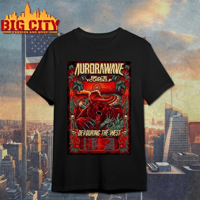 Aurorawave Devouring The West Tour 26 Poster shirt
