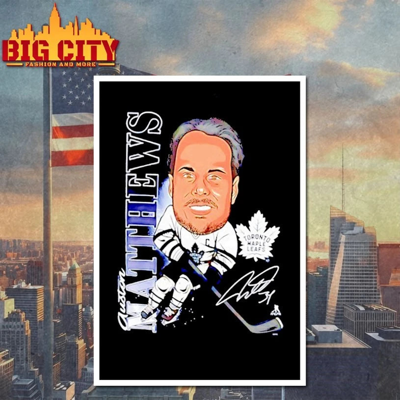 Auston Matthews Toronto Maple Leafs Blue Player Action shirts