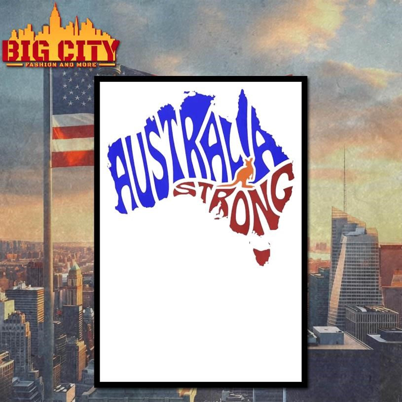 Australia Strong Map Shirt