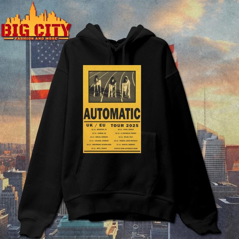 Automatic UK Europe Tour 2025 Poster Shirt