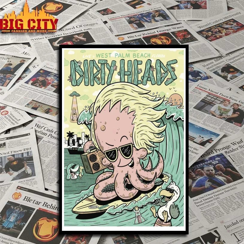 Awesome Dirty Heads October 24 2025 In West Palm Beach FL Tour Poster shirts
