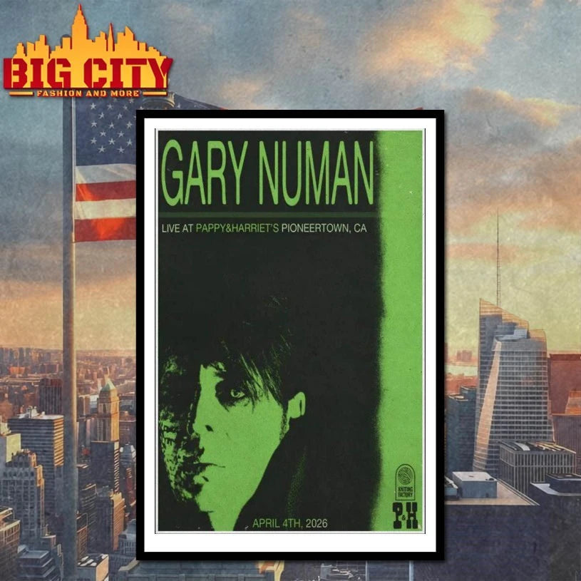 Awesome Gary Numan California Concert 2026 Poster shirt
