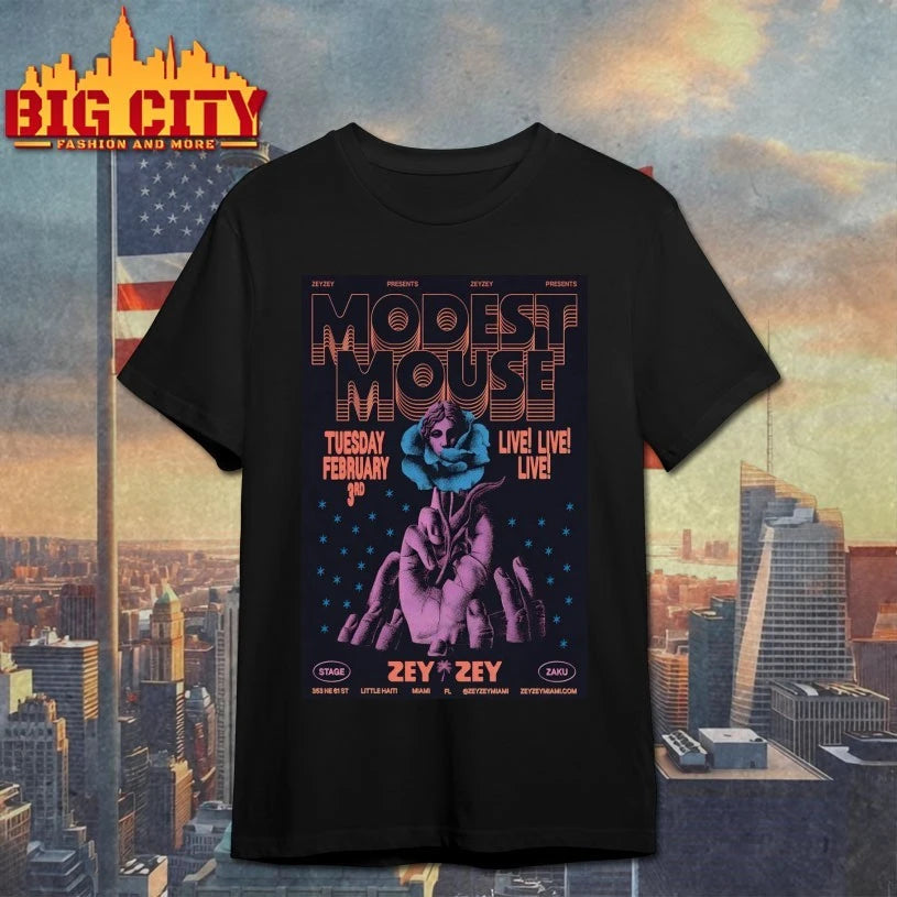 Awesome Modest Mouse Feb 3 2026 ZeyZey Miami FL Poster shirt