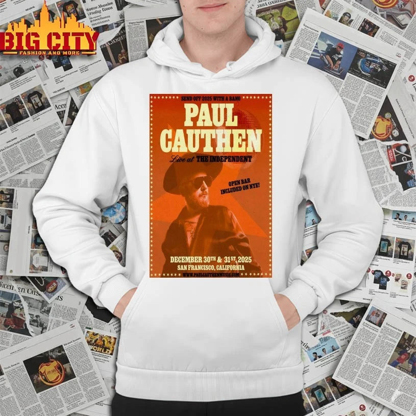 Awesome Paul Cauthen San Francisco CA, December 30-31 2025 Poster Shirts