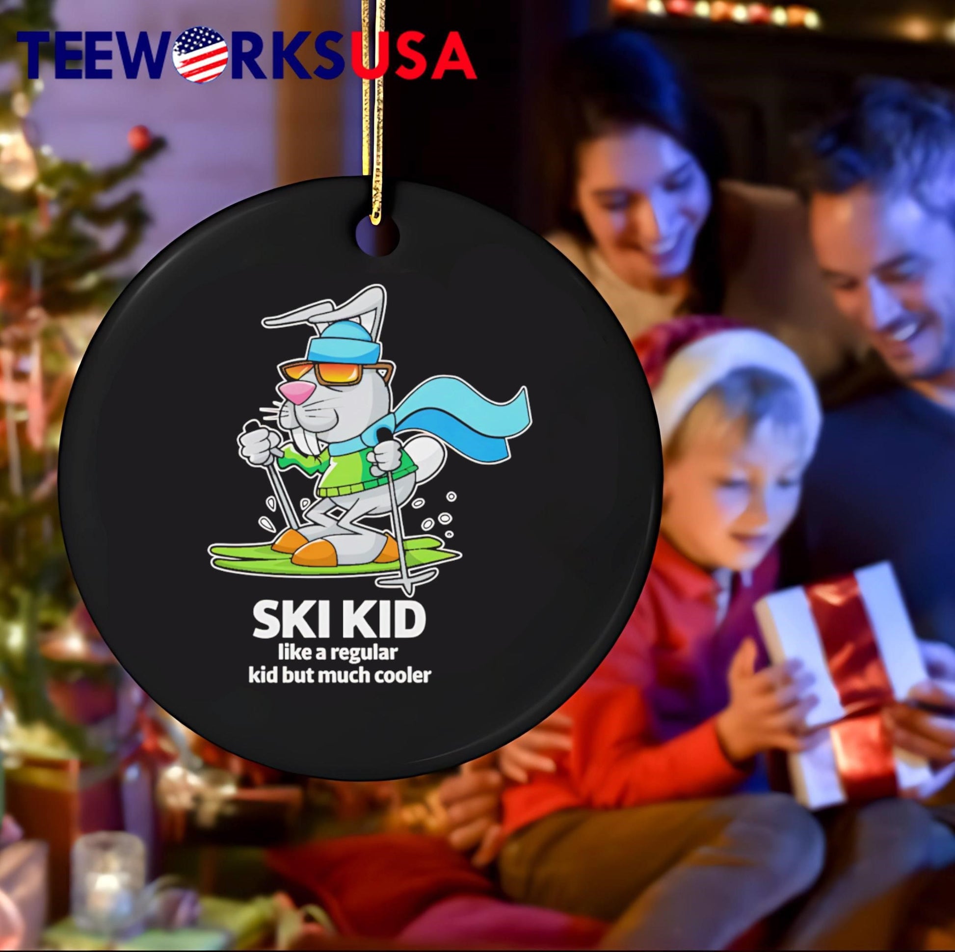 Awesome Ski Kid like a regular kid but much cooler shirt