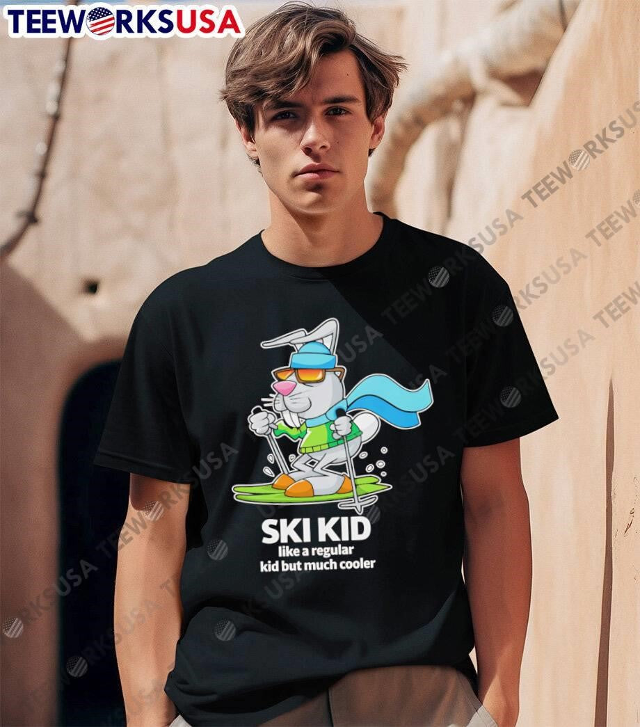 Awesome Ski Kid like a regular kid but much cooler shirt