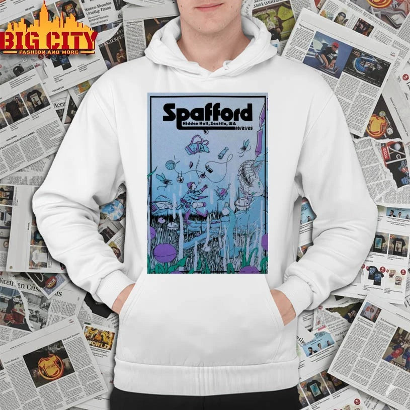 Awesome Spafford Hidden Hall Seattle WA Tour Oct 21 2025 Poster Shirts