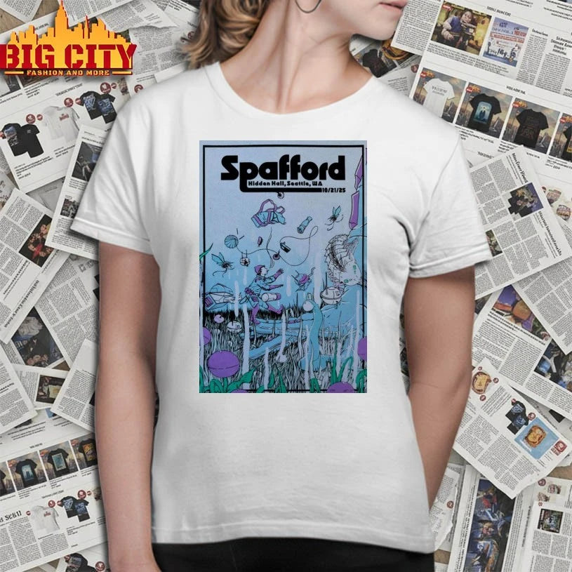Awesome Spafford Hidden Hall Seattle WA Tour Oct 21 2025 Poster Shirts