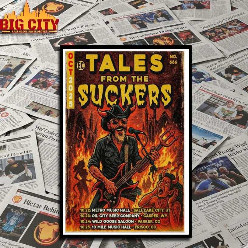 Awesome Tales From The Suckers Event October 2025 Poster Shirts
