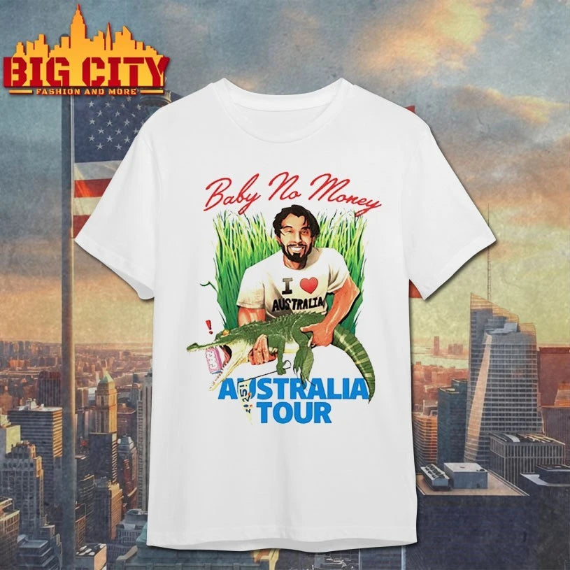 BBNO$ Baby No Money Australia 2025 Tour shirt