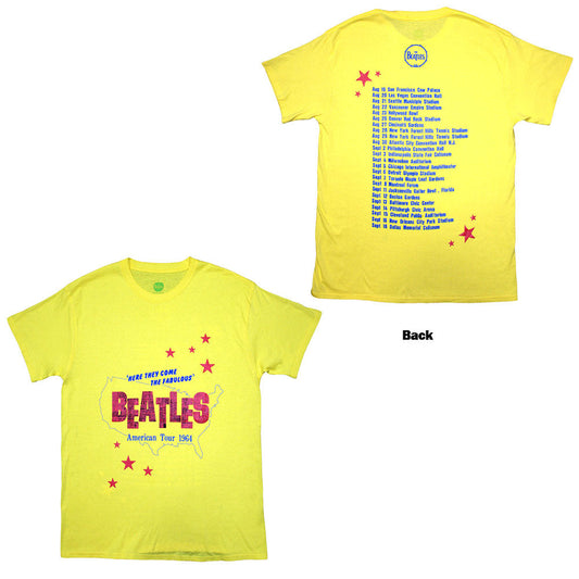 The Beatles T-Shirt: American Tour '64 (Back Print)
