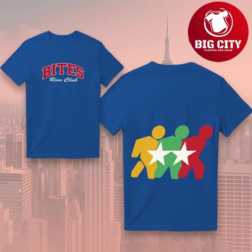 BITES RUN CLUB 2025 New Two Sided Shirt