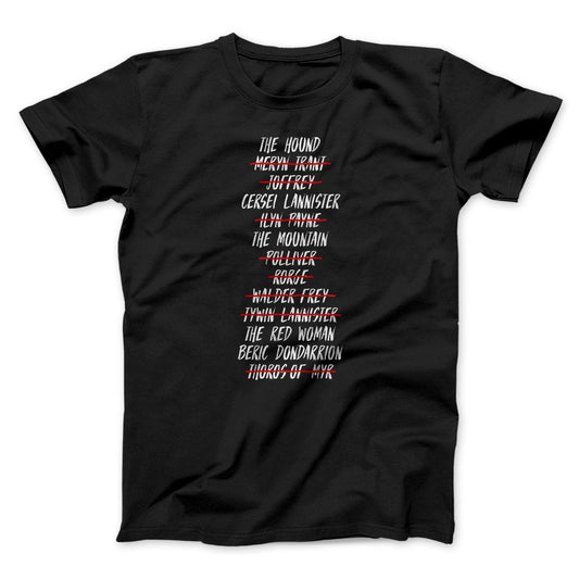 Arya's Kill List Men/Unisex T-Shirt