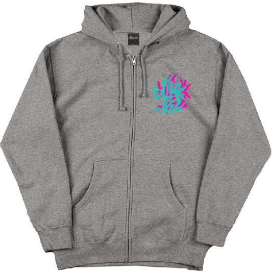 Blink-182 Unisex Zipped Hoodie: Double Six Arrow Smile (Back Print)