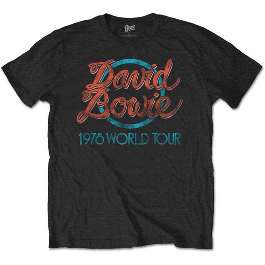 David Bowie | Official T-Shirt | 1978 World Tour