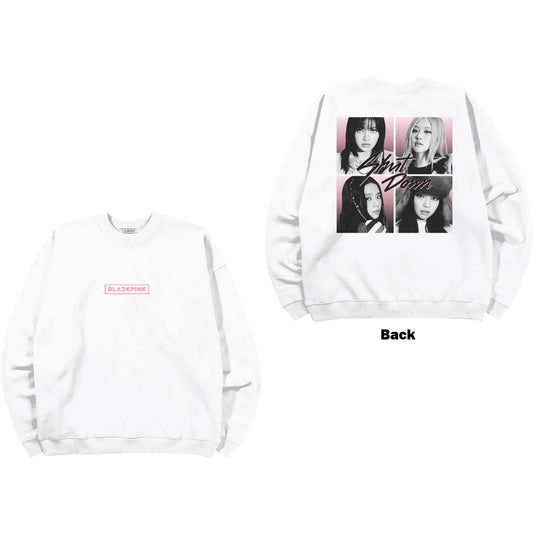 BlackPink Unisex Sweatshirt: Shut Down Photo Grid (Back Print)