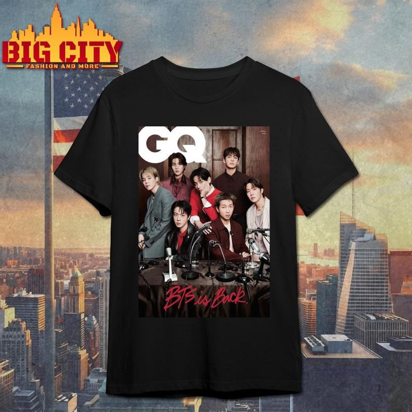 BTS GQ Korean Cover Poster Shirt