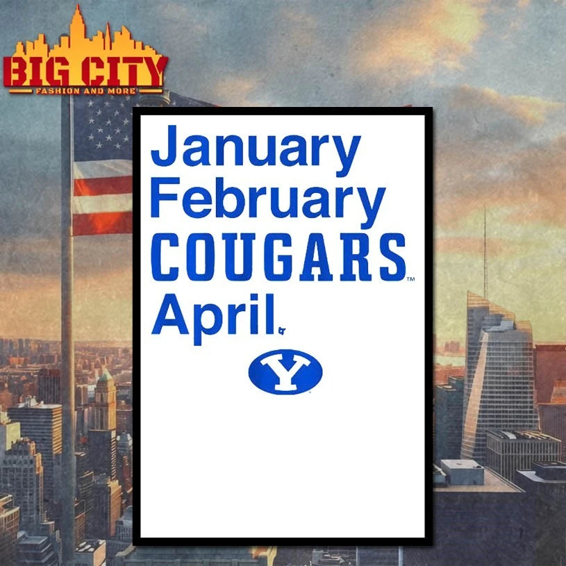 BYU Basketball January February Cougars April shirt
