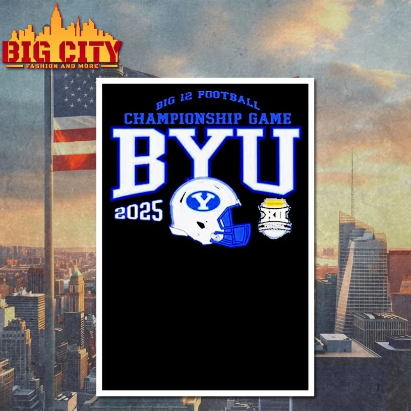 BYU Cougars 2025 Big 12 Championship Game Bound shirt