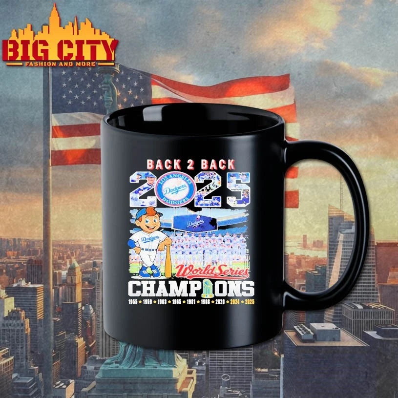 Back 2 Back 2025 World Series Champions Dodgers Shirt