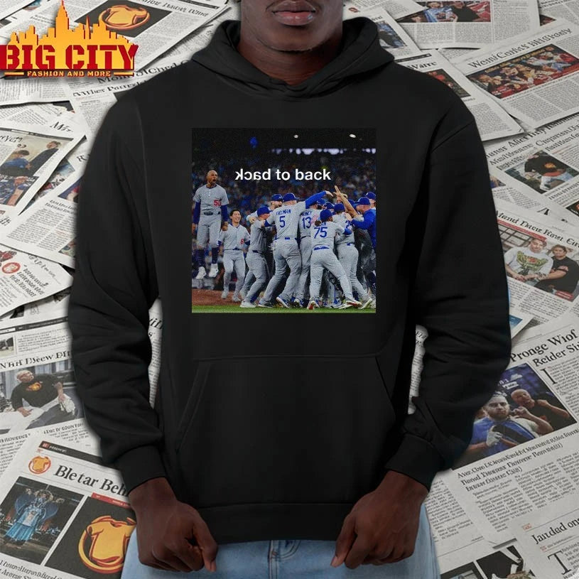 Back to Back Los Angeles Champions Photo Shirt
