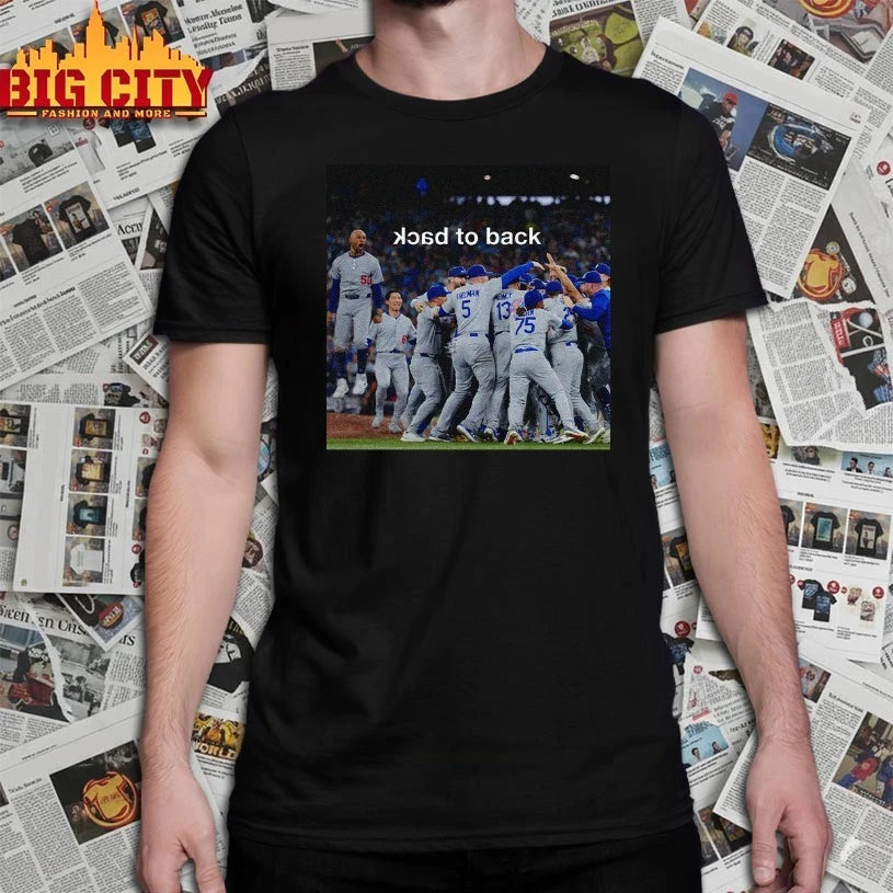 Back to Back Los Angeles Champions Photo Shirt