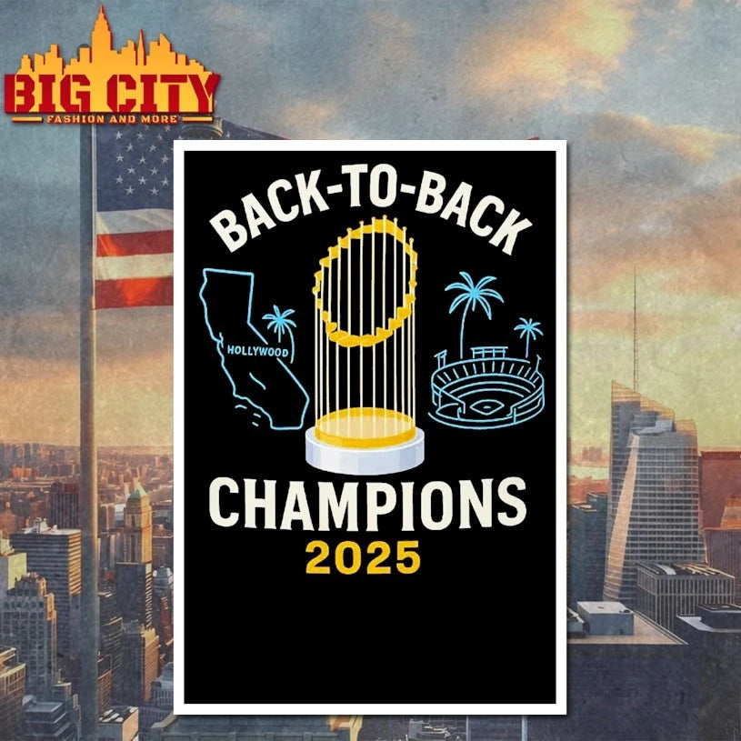 Back to back Hollywood Los Angeles Dodgers champions 2025 Shirt