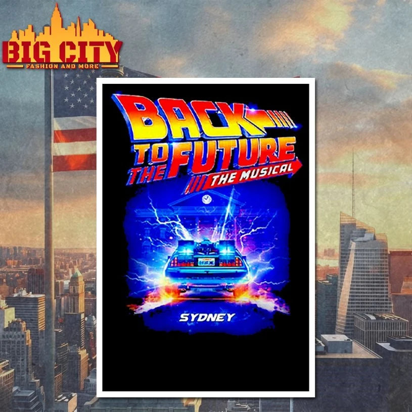 Back to the Future the Musical Sydney 2025 Shirts