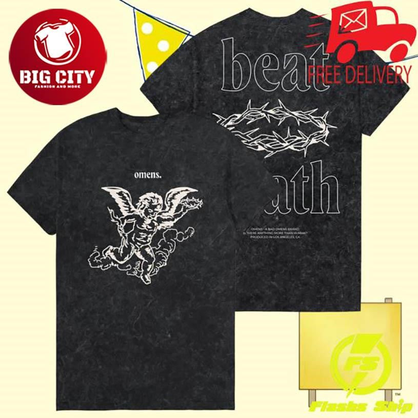Bad Omens Beat Death Acid Wash Two Sided Shirt