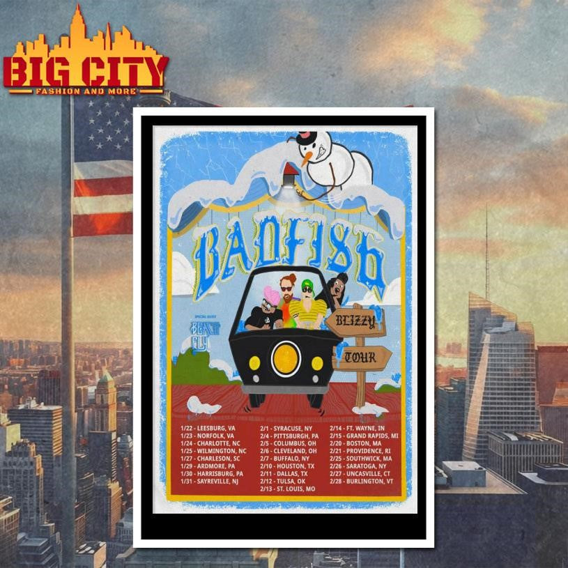 Badfish Blizzy 2026 Poster Shirt