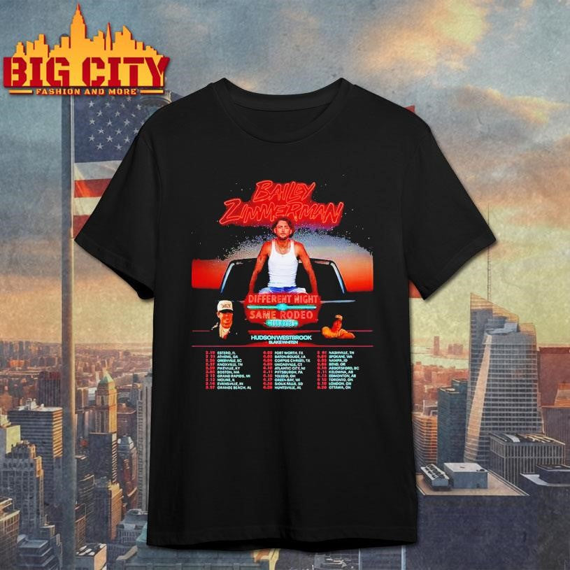 Bailey Zimmerman Tour 2026 Shirt