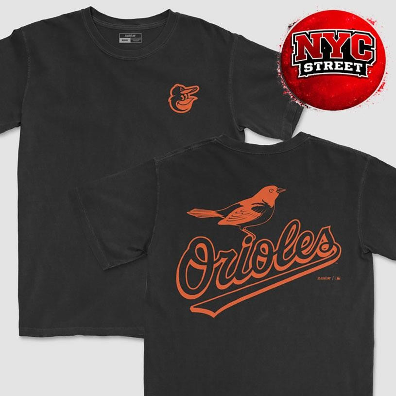 Baltimore Orioles  MLB Outline Two Sided Shirt