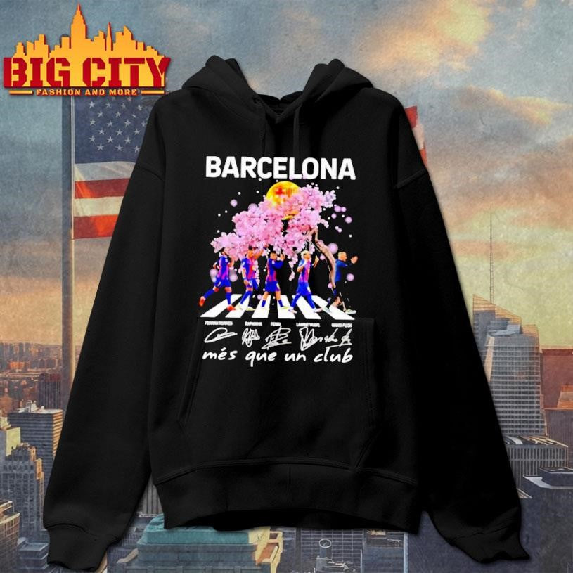 Barcelona Mes Que Un Club Abbey Road Signature Shirt