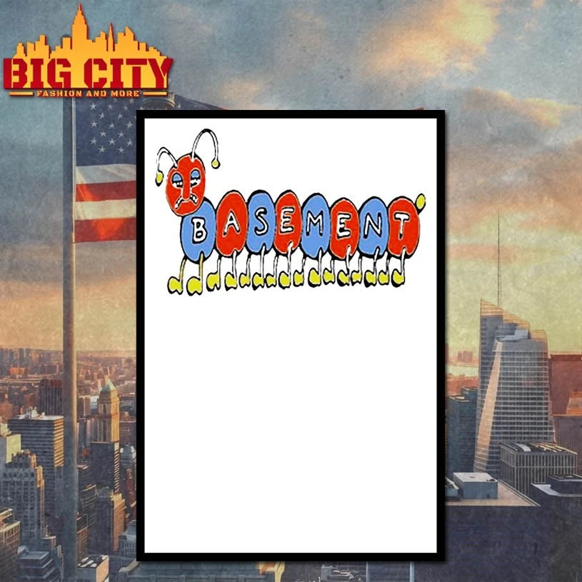 Basement Worm White 2025 shirt