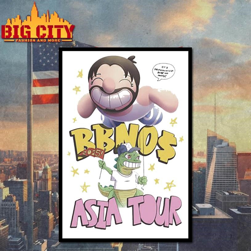 Bbno$ It’s Pronounced Baby No Money Asia Tour 2025 Shirt