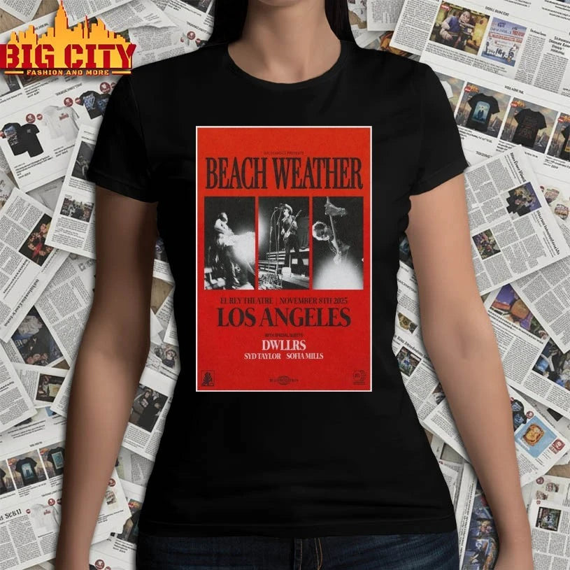 Beach Weather El Rey Theatre Los Angeles Poster shirt