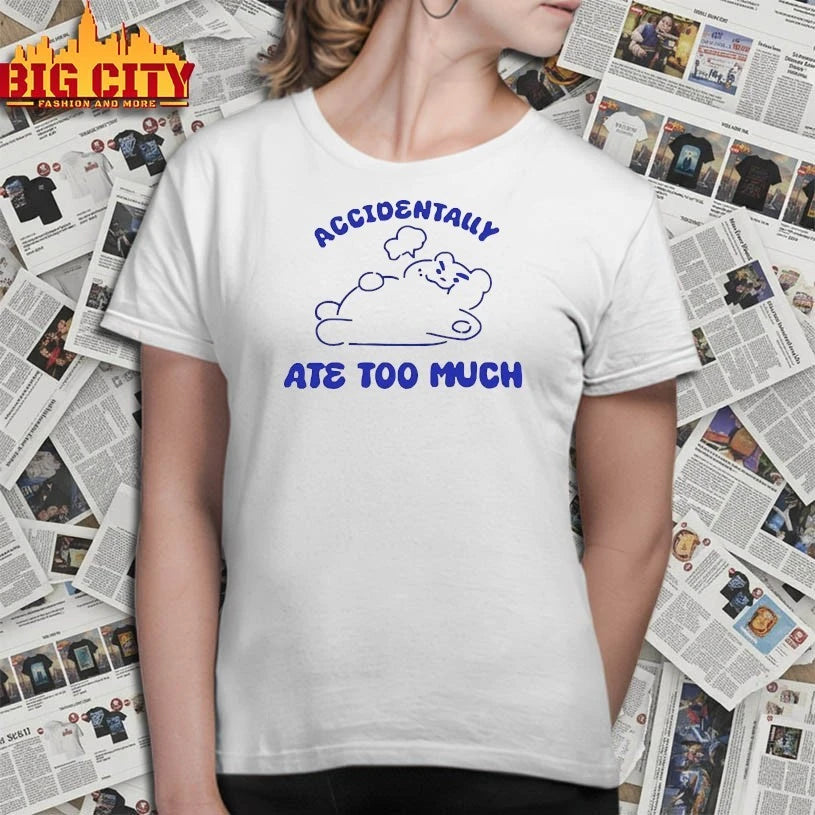 Bear Accidentally ate too much shirt
