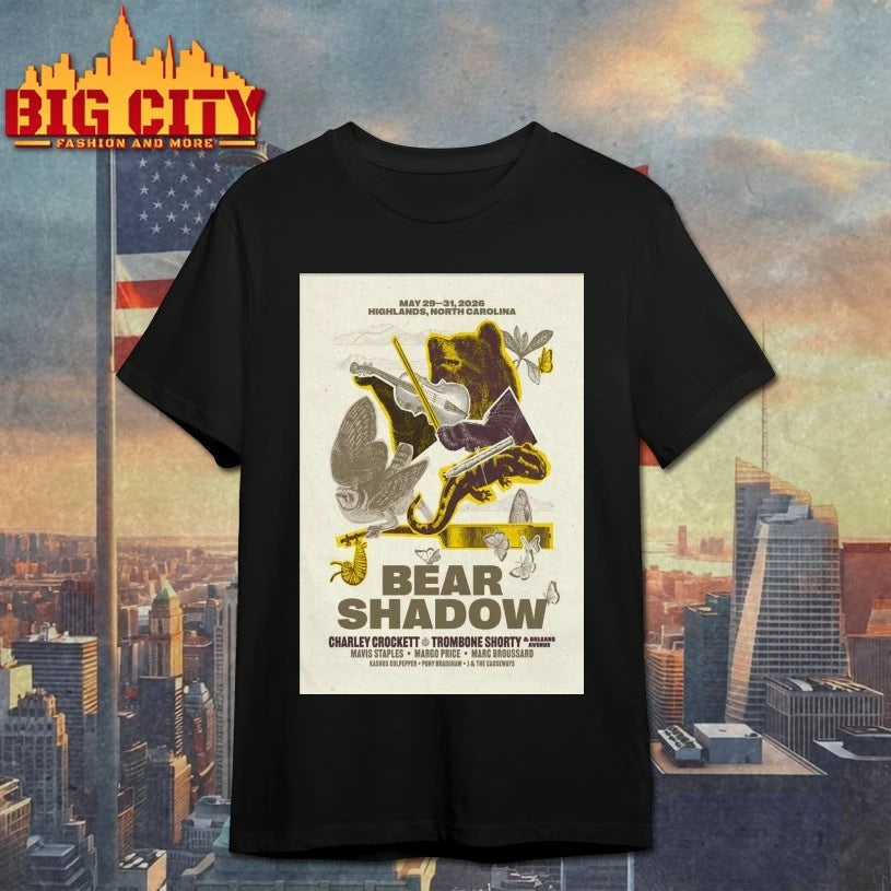 Bear Shadow Festival Highlands North Carolina May 29-31 2026 Poster shirt