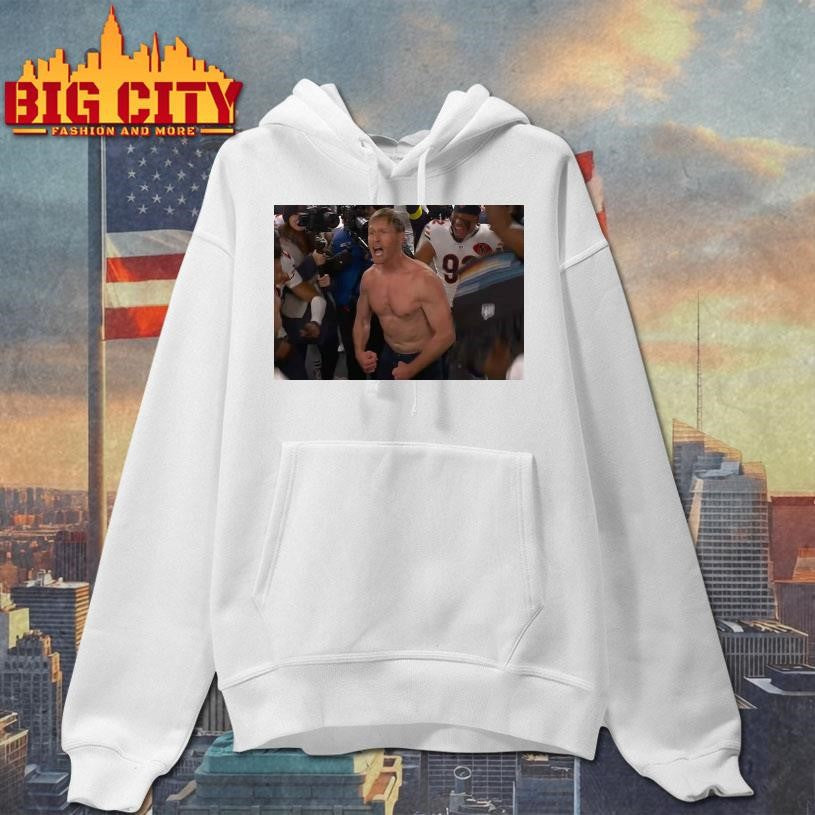 Bears Coach Ben Johnson Take Off shirt