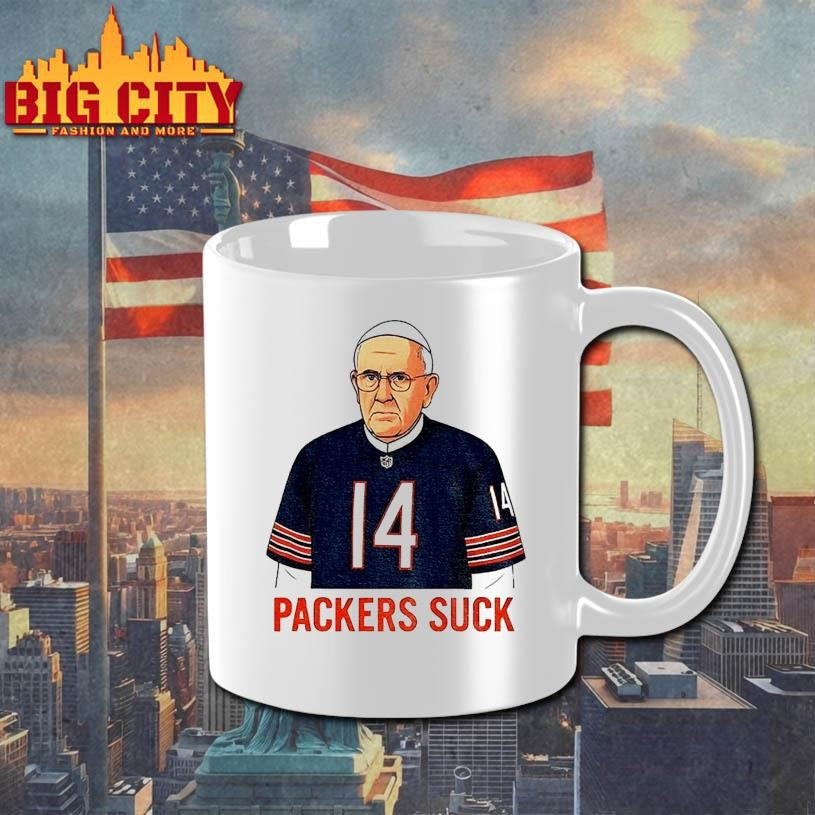 Bears Pope Packers Suck shirt