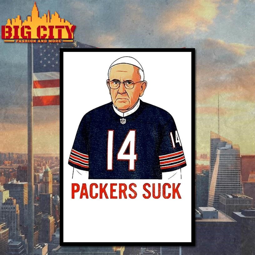 Bears Pope Packers Suck shirt