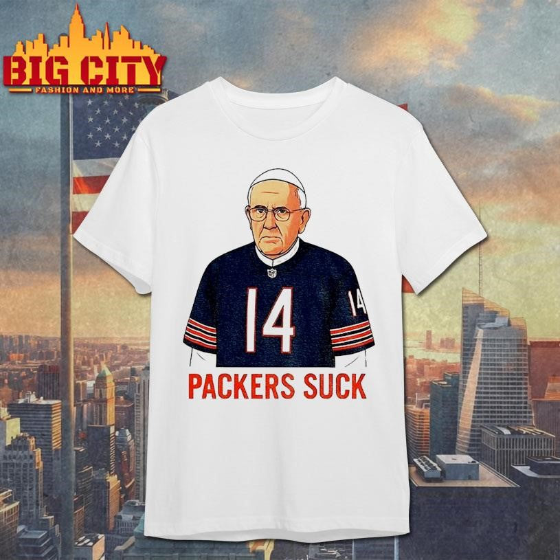 Bears Pope Packers Suck shirt