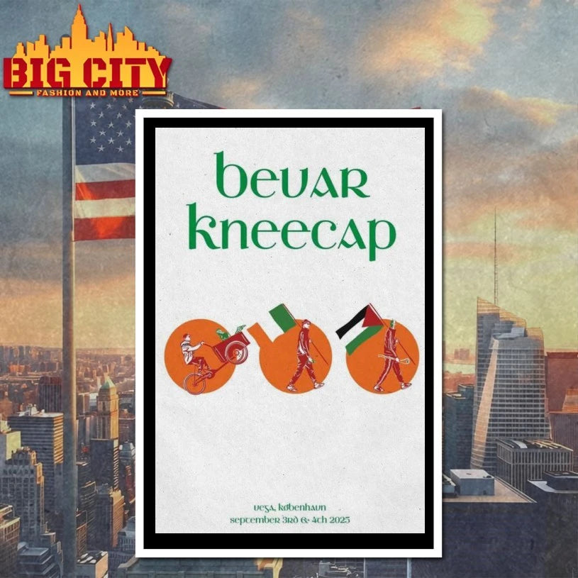 Beaur Kneecap Sept 3 And 4 2025 Uesa Kobenhaun Poster Shirt
