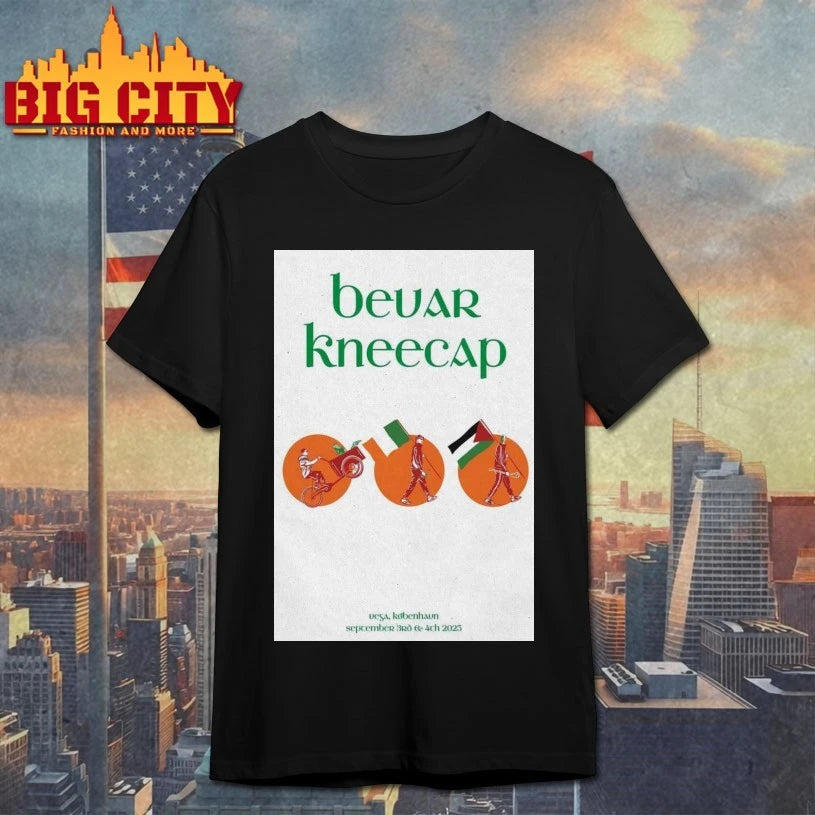 Beaur Kneecap Sept 3 And 4 2025 Uesa Kobenhaun Poster Shirt