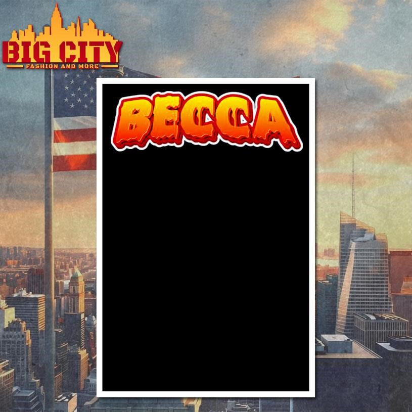 Becca Text Halloween Sticker Shirt