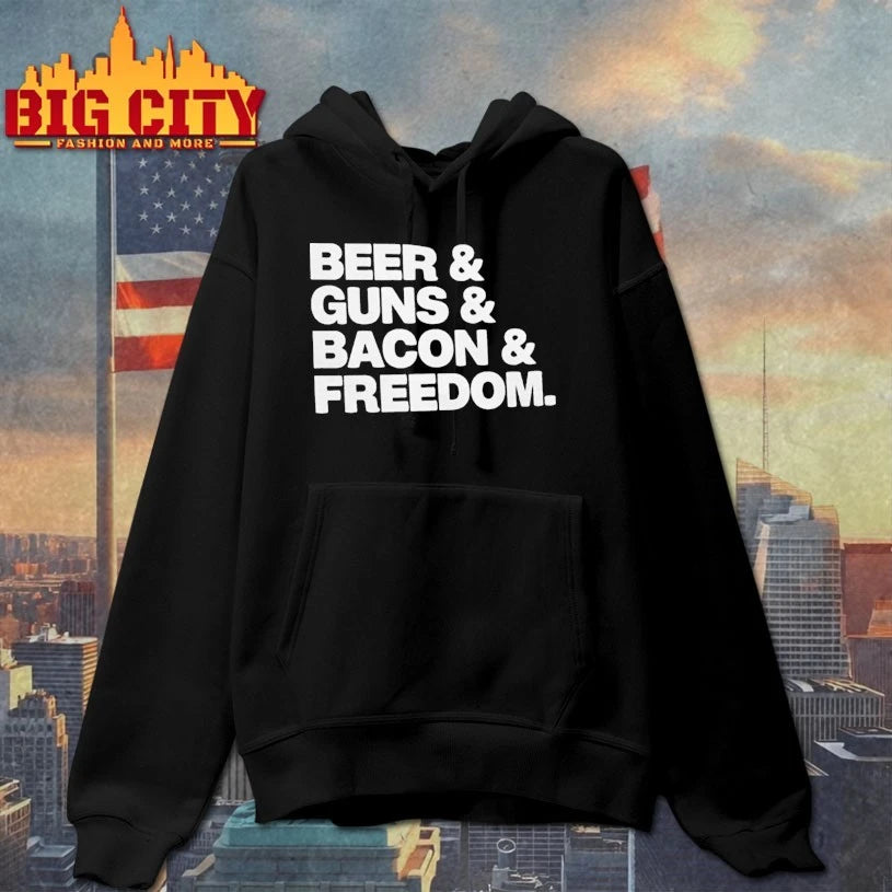 Beer Gun Bacon Freedom shirt