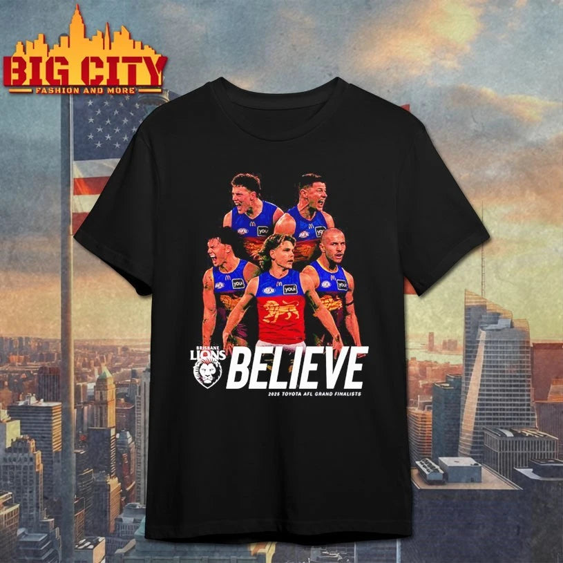 Believe Brisbane Lions Afl Grand Finalist 2025 shirts